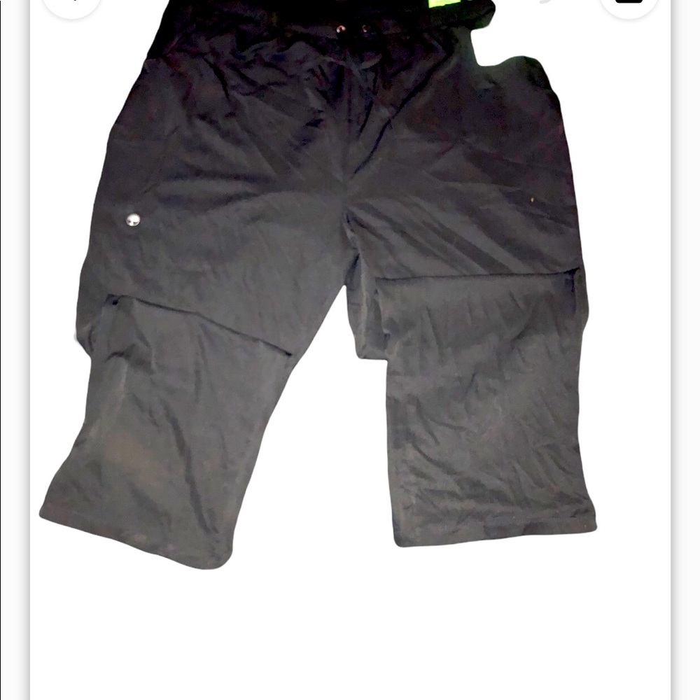 4XL woman’s black healing hands scrub pants